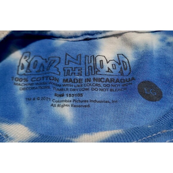 Boyz N The Hood Tie Dye Shirt Large Blue White RN 155105 NWOt - Picture 10 of 11